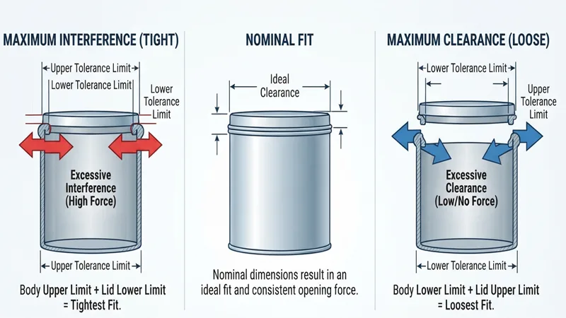 Tinplate box tolerances
