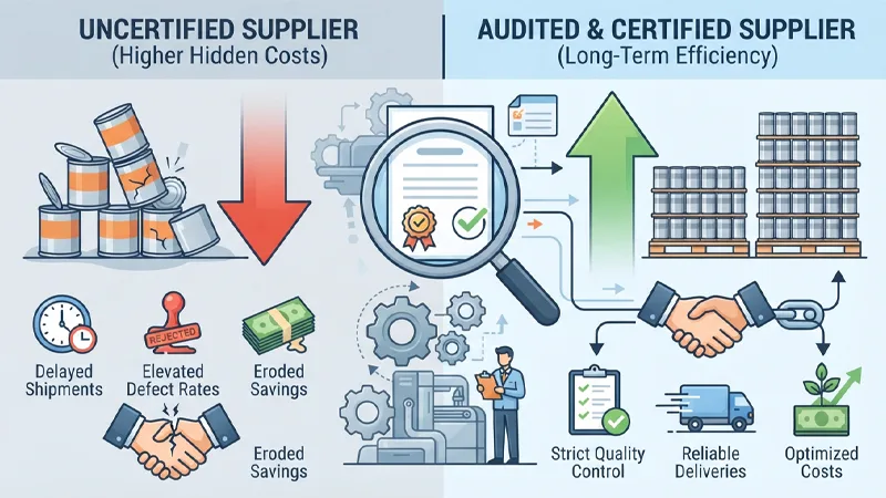 costs and supply chain reliability
