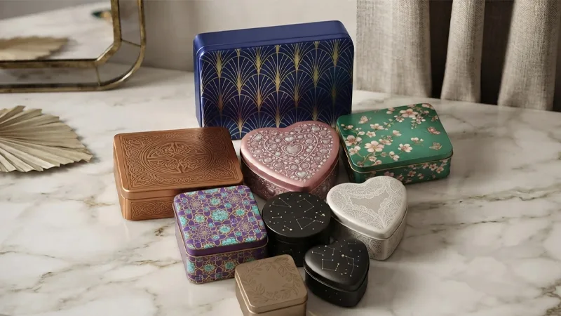 custom cosmetic tin boxes