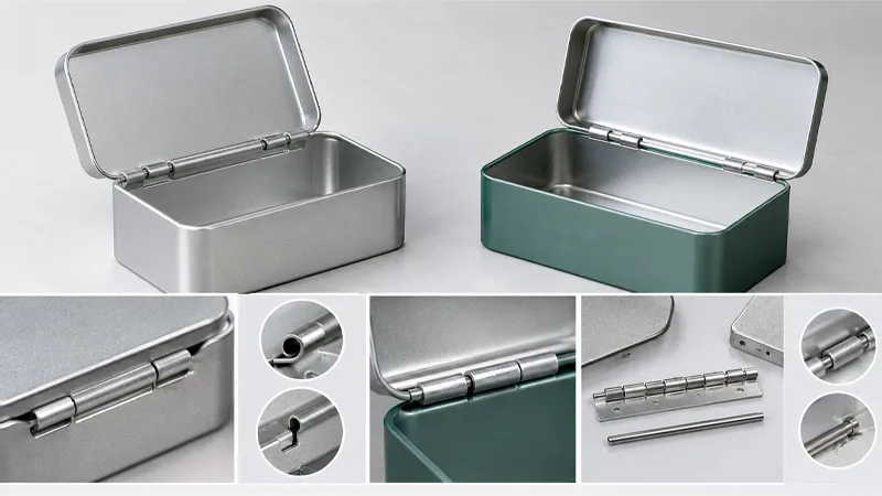 Hinged Tin Box Structures