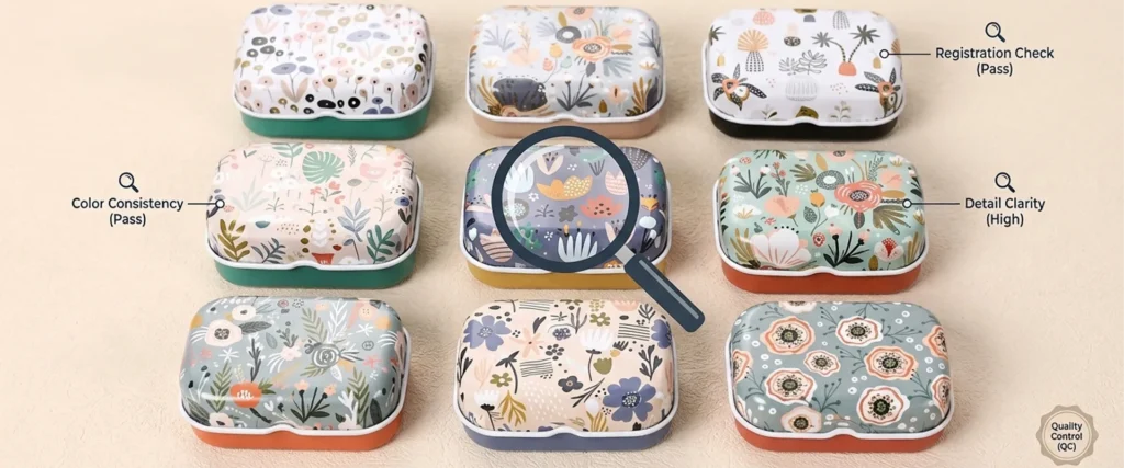 Tin Packaging Print Quality Control