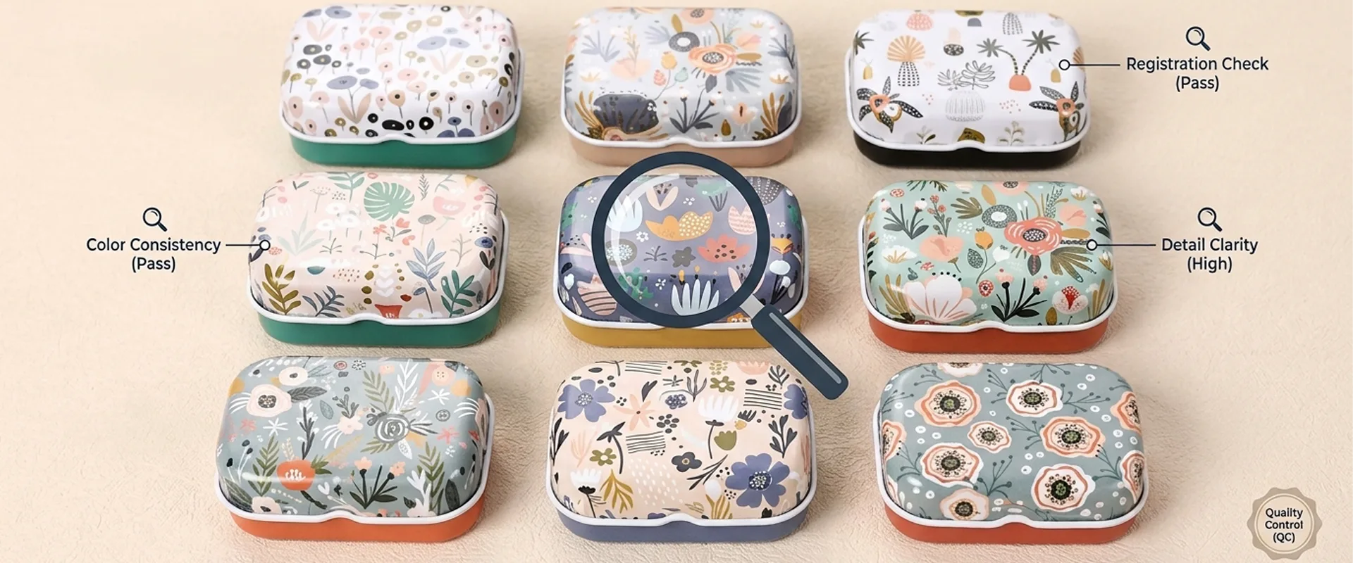 Tin Packaging Print Quality Control