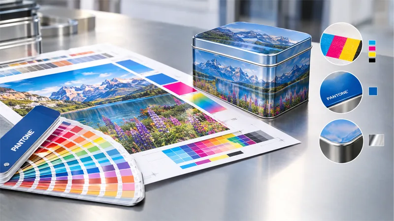 Tinplate Printing Color Test