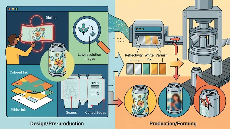 artwork errors packaging production